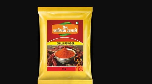 Jain Satvik Masale Organic Dried Red Chilli Powder, 50g Pack