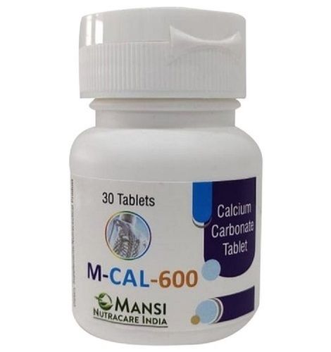 M-cal-600 कैल्शियम कार्बोनेट टैबलेट्स