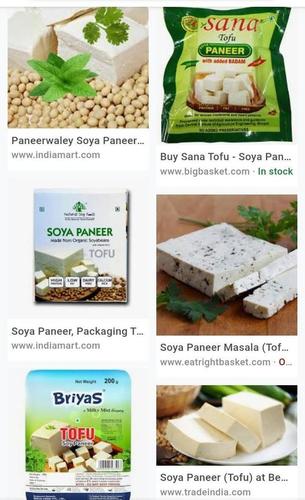 Soya Milk Paneer for Cooking, 4.15 mg Unsaturated Fat