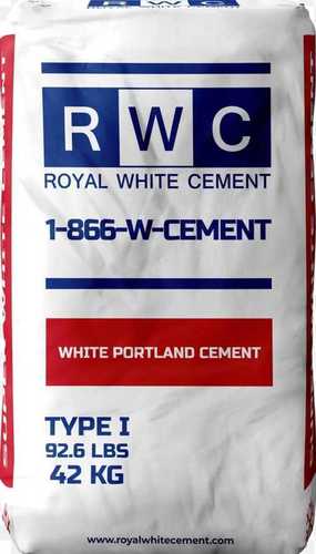Strong And Higher Strength Construction Use White Color Portland Cement, 100% Pure