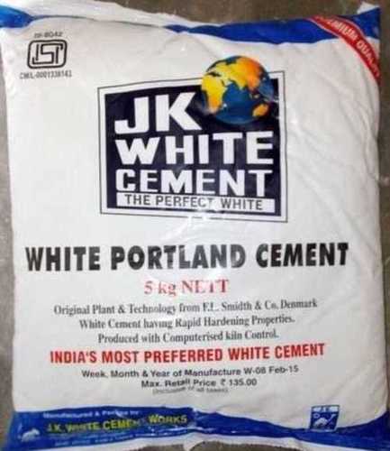 Strong And Higher Strength Construction Use White Color Superior Cement, 100% Pure