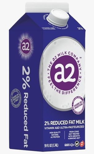 White Fresh And Natural And Raw A2 Cow Milk, Pack Of 1 Liter For Strong Bones
