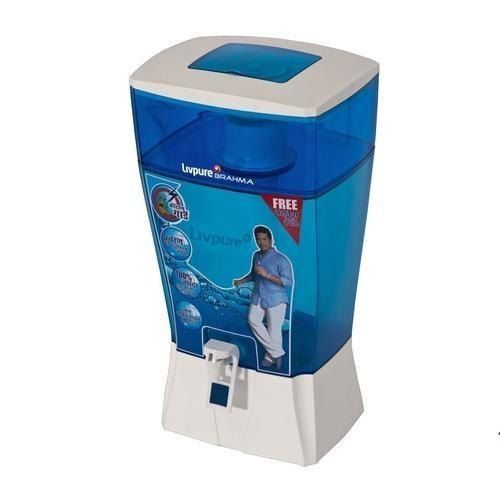 25-Watt Livpure Brahma Gravity 24-Volts 16 Litre Ro Water Purifier, Table-Top And Wall-Mounted  Dimension(L*W*H): 310*210*590 Millimeter (Mm)