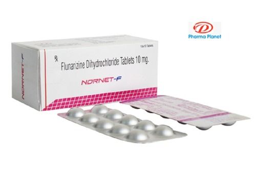 Anti Infective Flunarizine Dihydrochloride NORNET F 10Mg Tablet