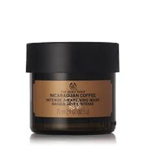 Smudge Proof Brown Colour Nicaraguan Coffee Intense Awakening Herbal Face Mask/ Packs 