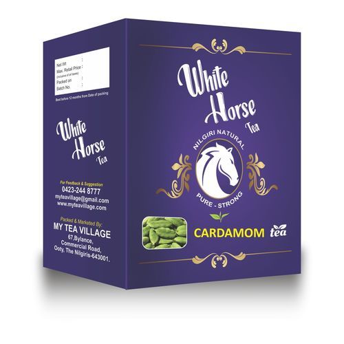 Brown Natural Pure And Strong Nilgiri Natural White Horse Cardamom Tea Grade: A