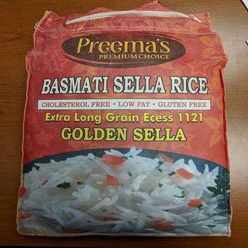 Extra Long-Grain Preemas Premium Choice White Basmati Golden Sella Rice