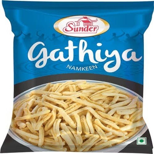 Healthy Friend Besan Stick Premium Soft Organic Sunder Gathiya Namkeen Carbohydrate: 50 Grams (G)