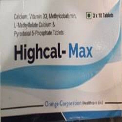  Higcal - Max - 500 कैल्शियम और विटामिन D3 टैबलेट Ip स्पेसिफिक ड्रग