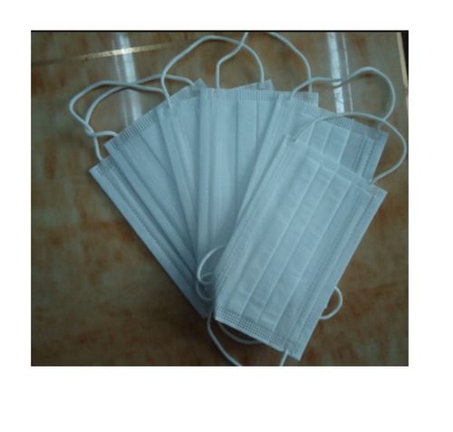 Light Weight Skin Friendly Disposable Face Mask With Spandex Outer Ear Loops