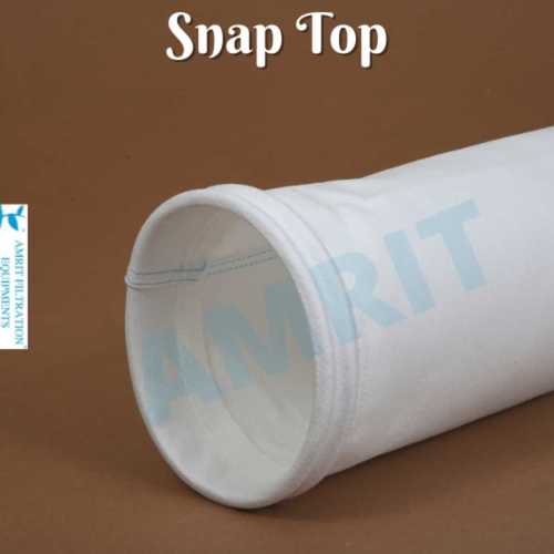 Machine Made White Non Woven Dust Collector Mesh Filter Bag