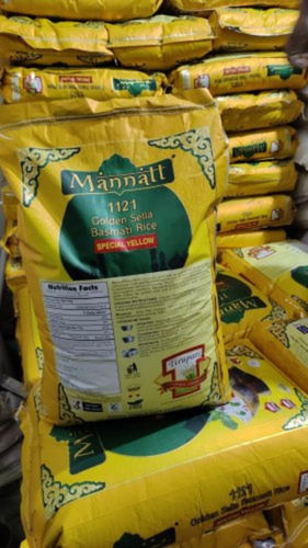 Common Meri Mannat 1121 Golden Sella Basmati Rice 25 Kg With 12 Months Shelf Life