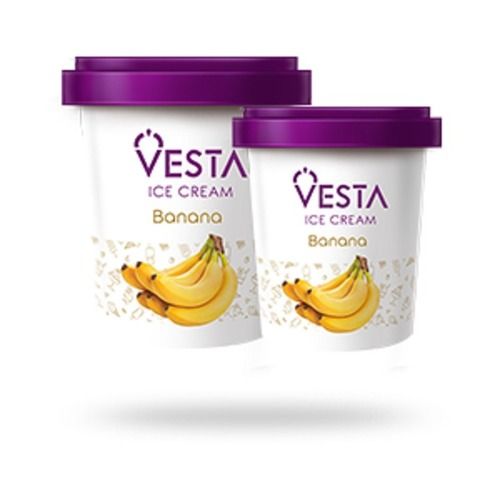 Vesta Banana Flavour Ice Cream With High Nutritious Values