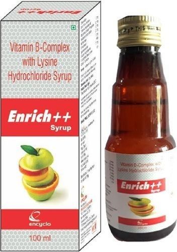 Vitamin B-Complex with Lysine Hydrochloride Enrich++ Syrup 100ml Pack