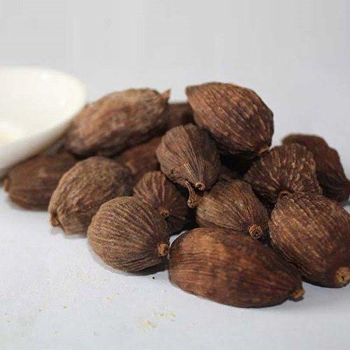 A Grade 100% Pure And Healthy Dried Natural Black Big Size Cardamom Shelf Life: 2  Or 3 Years