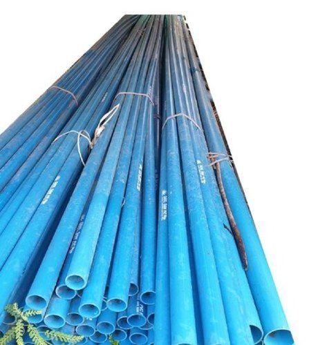 Blue Color Round PVC Plumbing Pipes With 2mm Thickness And 6 Meter Length