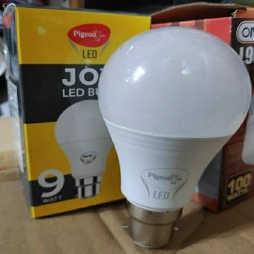 Crack Resistance Ruggedly Constructed Low Power Consumption Ceramic Led Bulb (9 Watt) Body Material: Aluminum