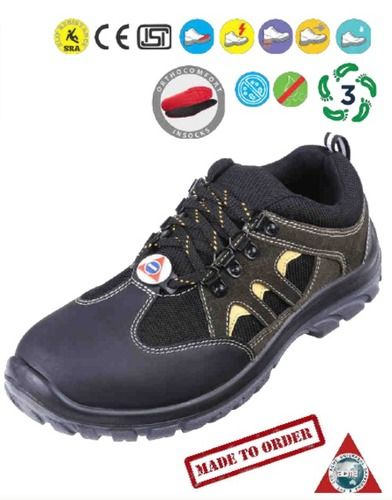 CROMA RANGE : FROLIC LOW ANKLE SAFETY SHOE WITH DOUBLE DENSITY DIP PU SOLE