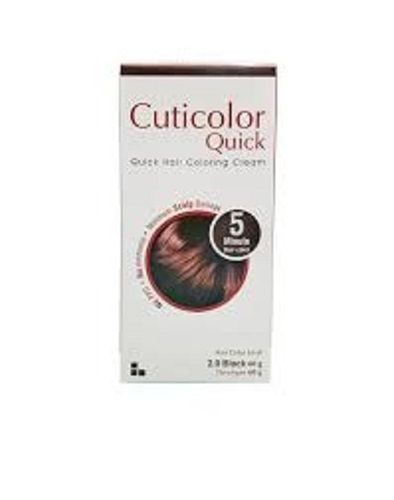 Brown Deep Conditioning For Soft And Shiny Hair Cuticolor Quick Hair Coloring Cream