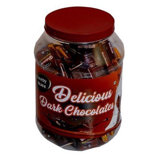 Delicious Taste And Mouth Watering Dark Homemade Chocolate Jar