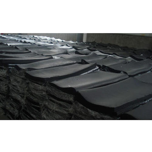 Highly Durable Black Color Plain Pattern Tyre Rubber
