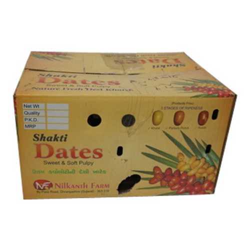Printed Kraft Paper Packaging Box For Fruits And Vegetables