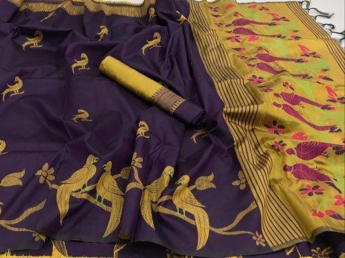 Casual Wear Light Weighted Shrink Resistant Breathable Designer Traditional Ladies Sarees