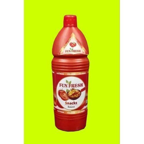 Red Color Fun Fresh Sweet And Salty Snacks Tomato Sauce 1 Liter With 2 Month Shelf Life