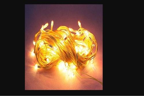 Yellow 120V, Easy To Install Pvc Led String Decoration Light For Decorative Lighting