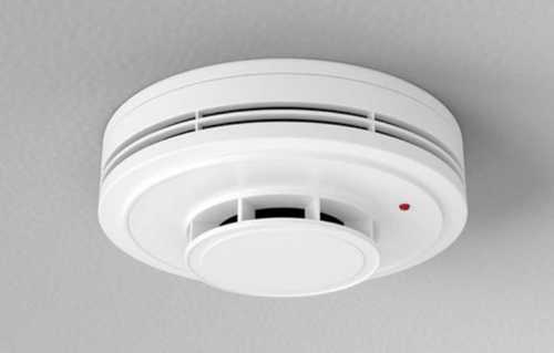 Waterproof Abs Material Flame Proof Smoke Detector Used In Office, Hotel