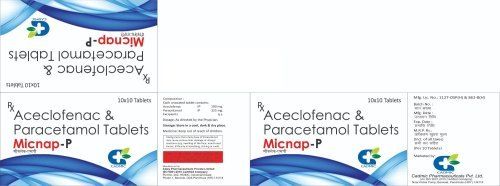 Aceclofenac 100 MG Paracetamol 325MG Tablet