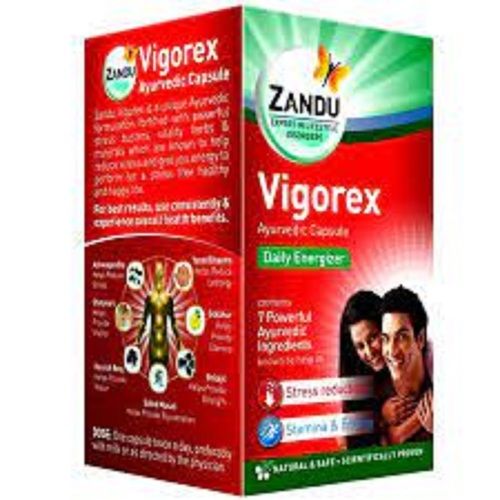 Ayurvedic Capsules Formulation Fortified With Powerful Stress Busters, Vitality Herbs Minerals