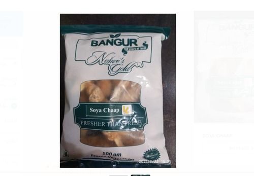 Bangur Nature Gold Whole Soya Chaap Pack 500 gm With 2 Days Shelf Life