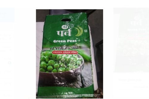 Frozen Fresh Green Peas 1 Kg With 5 Days Shelf Life, Ready To Eat, 99% Purity Broken (%): 0%