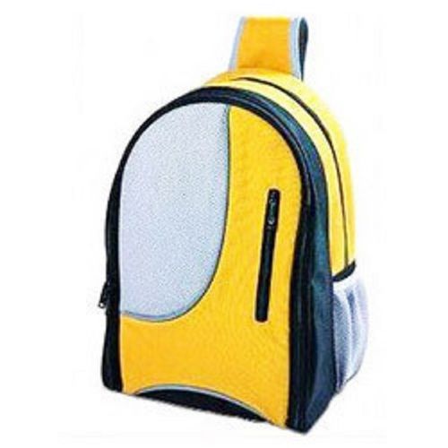 Good Quality Fine Finish College Bag Yellow Color Use: Use To Keep Notebook