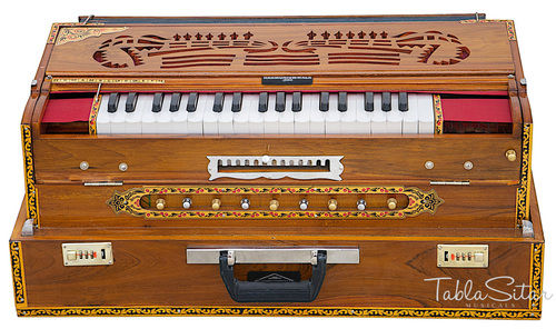 Highly Durable And Fine Finish 100% Natural Wooden Harmonium