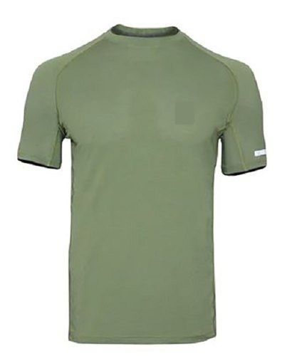 Skin Friendliness Elegant Look Polyester Half Sleeve Regular Fit Green Mens Sports T Shirts Age Group: 19