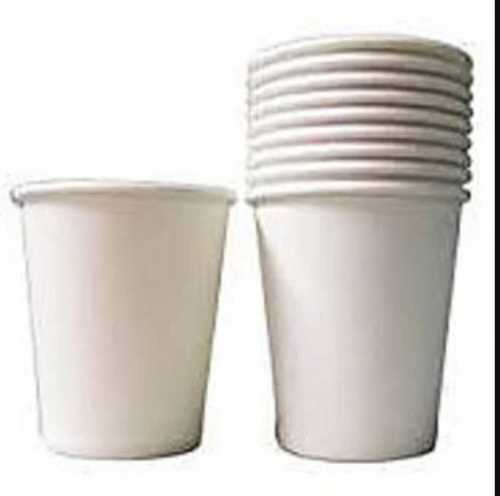 White Paper Disposable Cup For Coffee, Tea And Juice