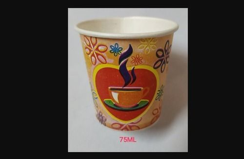 Light Weight 75 Ml Disposable Printed Paper Coffee Cup For Party, Tea, Coffee Application: Party