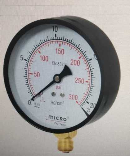 Semi Automatic Mild Steel Analog Industrial Pressure Gauges(Optimum Performance)