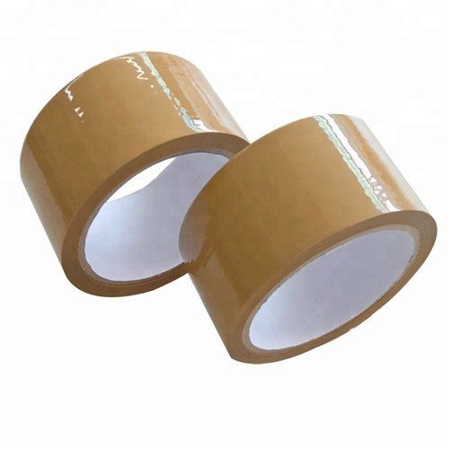 Smooth Texture Dust Proof Brown Adhesive Packaging Tape Rolls For E Commerce Industrial Length: 65 Meter X  Meter (M)