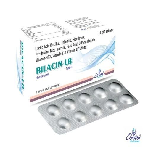 Bilacin-lb 10x10 Tablets, Used For Preventing Low Levels Of Riboflavin (Riboflavin Deficiency), Cervical Cancer, And Migraine Headaches