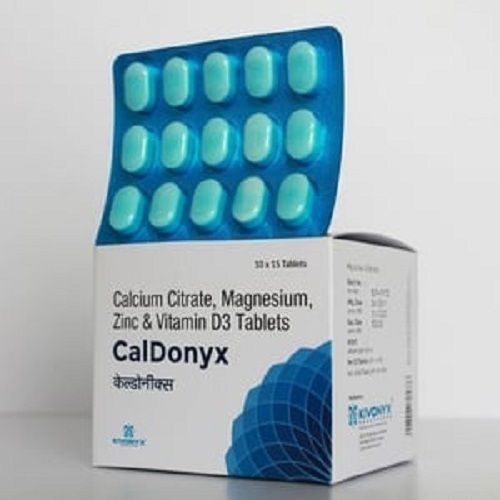Caldonyx Vitamin D3 Tablets, Used For Treatment Of Low Levels Of Calcium In The Body