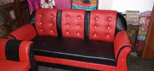 Comfortable Modern Fancy Designer Sofa With Red And Black Colors In Chinese Style Carpenter Assembly