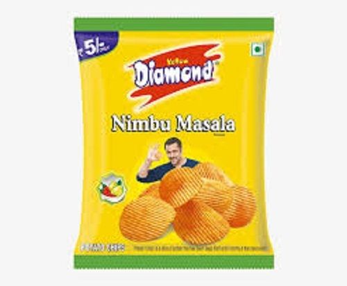 Aloo Diamond Nimbu Masala Testy Potato Chips With 6 Months Shelf Life And Delicious Taste