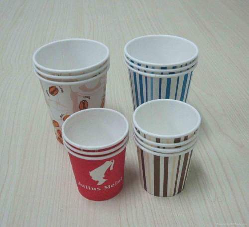 Easy To Hold Leak Resistance Eco Friendly Printed Disposable Paper Cups (50ml)