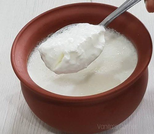 Fresh White Natural Wither Curd For The Immune System And Helps To Prevent Coughs And Colds