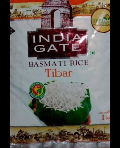 Medium Grain Tibar India Gate Basmati Rice With 1 Year Shelf Life And 99% Purity