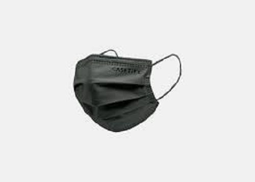 Non Woven Breathable And Disposable Black Color Face Mask With Earloop