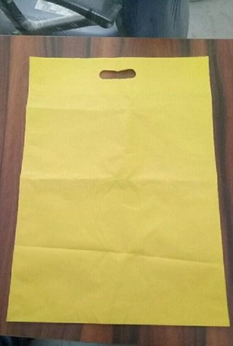 Plain Yellow Color Non Woven Bag For Grocery With Dimensions 9x12 Inch